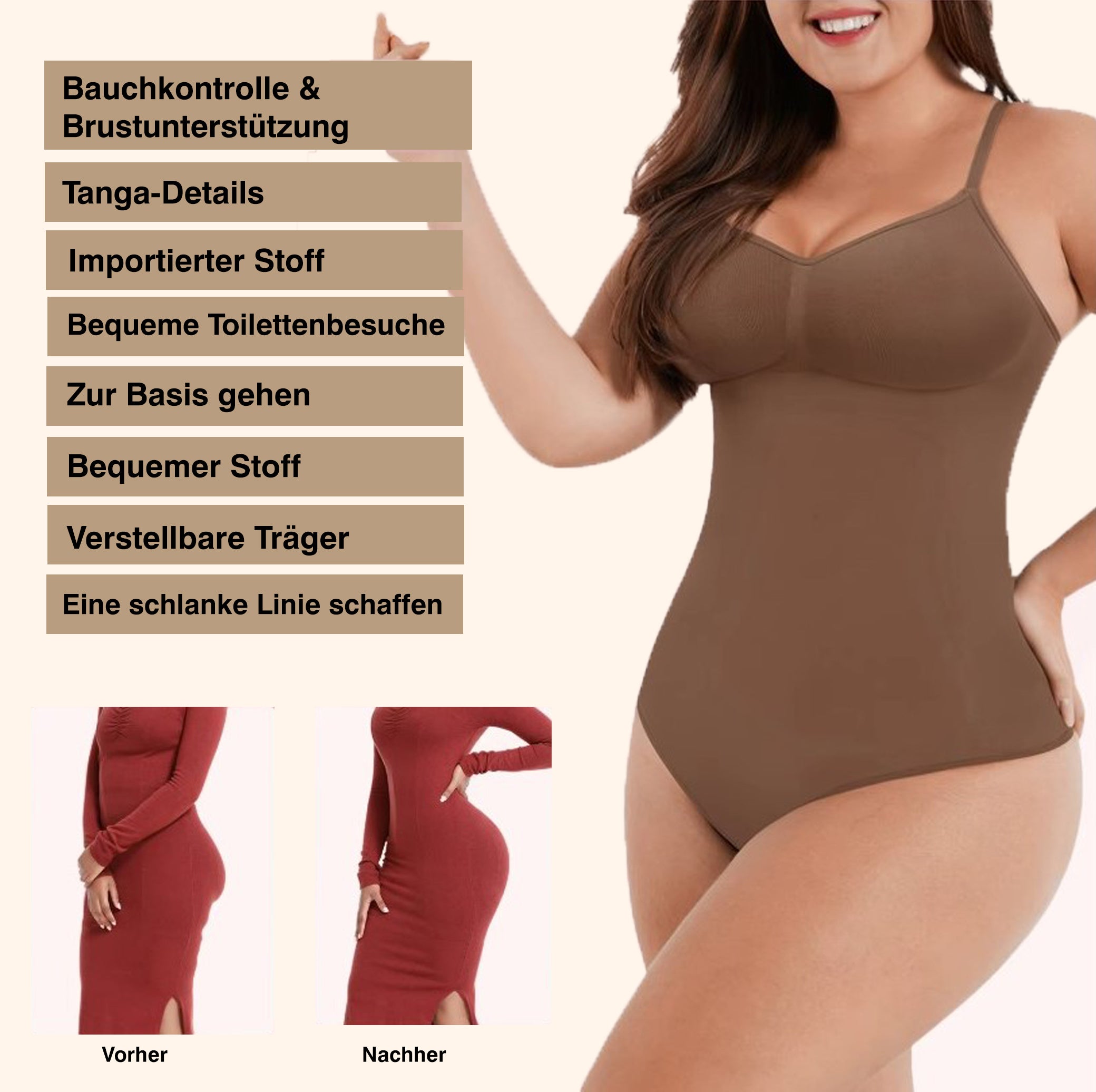 FIORAH® Bodysuit Sculping Shapewear (SLIP)